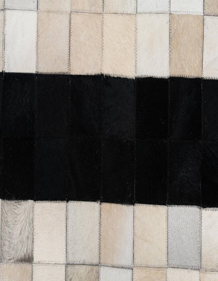 Detail image of  5' x 8' Cowhide Leather Rug