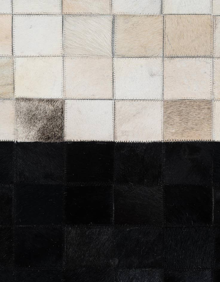 Detail image of  5' x 8' Cowhide Leather Rug