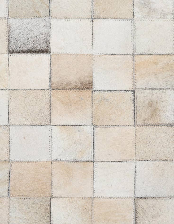 Detail image of  5' x 8' Cowhide Leather Rug