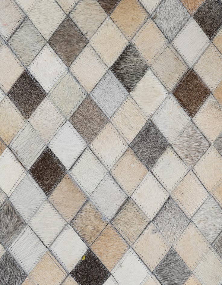 Detail image of  5' x 8' 1 Cowhide Leather Rug