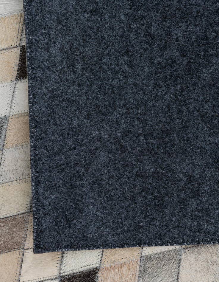 Detail image of  5' x 8' 1 Cowhide Leather Rug