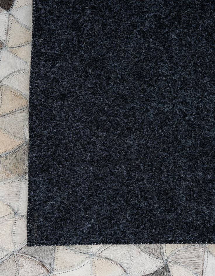 Detail image of  5' x 7' 10 Cowhide Leather Rug