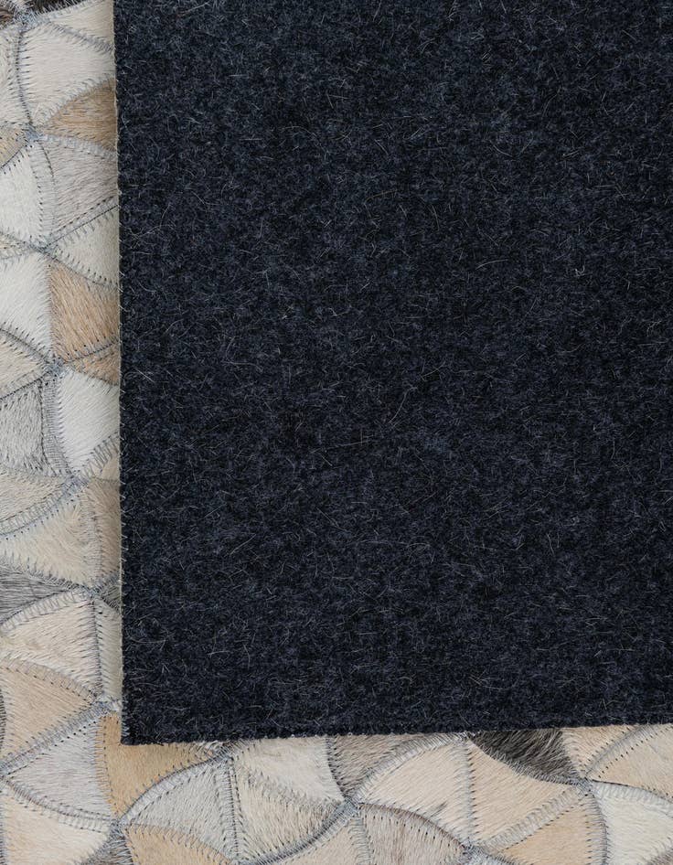 Detail image of  5' 1 x 8' Cowhide Leather Rug