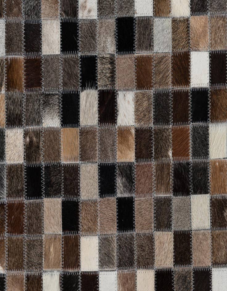 Detail image of  5' x 8' Cowhide Leather Rug