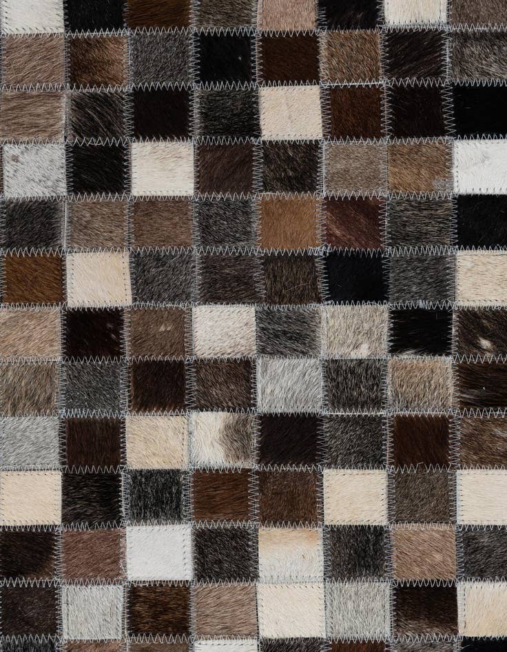 Detail image of  5' x 8' Cowhide Leather Rug