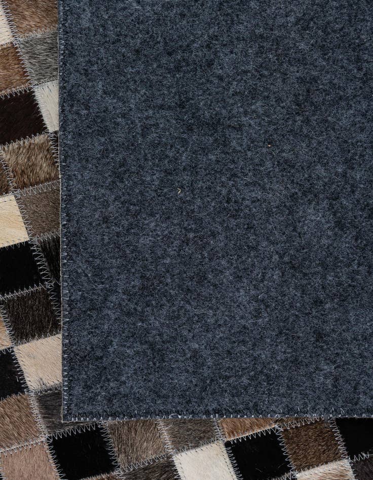 Detail image of  5' x 8' Cowhide Leather Rug