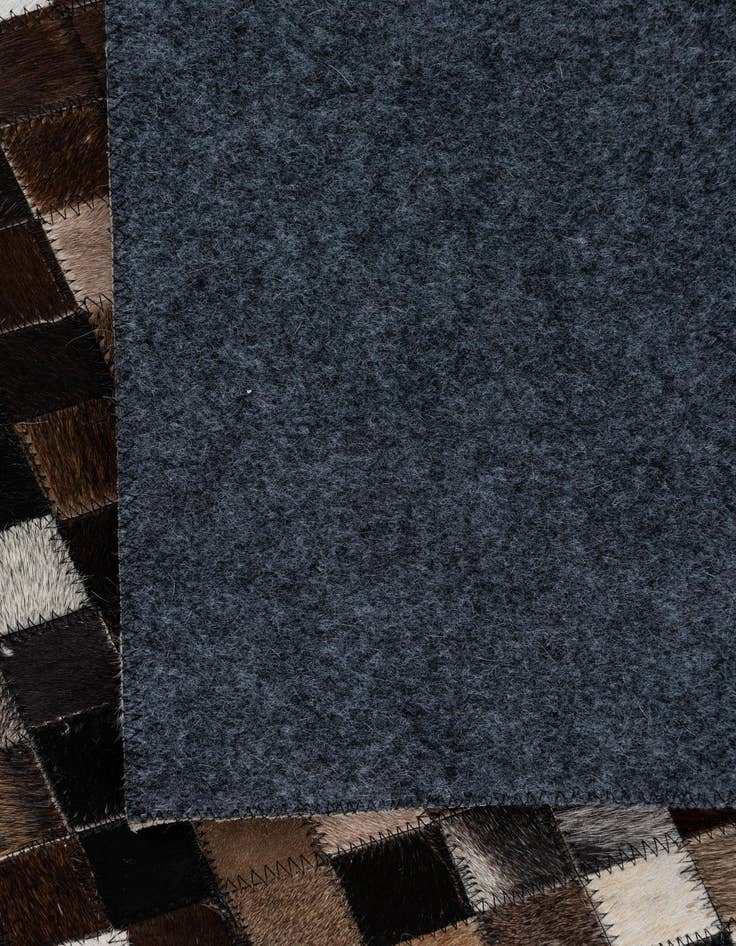 Detail image of  5' x 7' 9 Cowhide Leather Rug