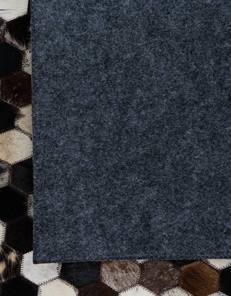 Detail image of  5' 1 x 8' Cowhide Leather Rug