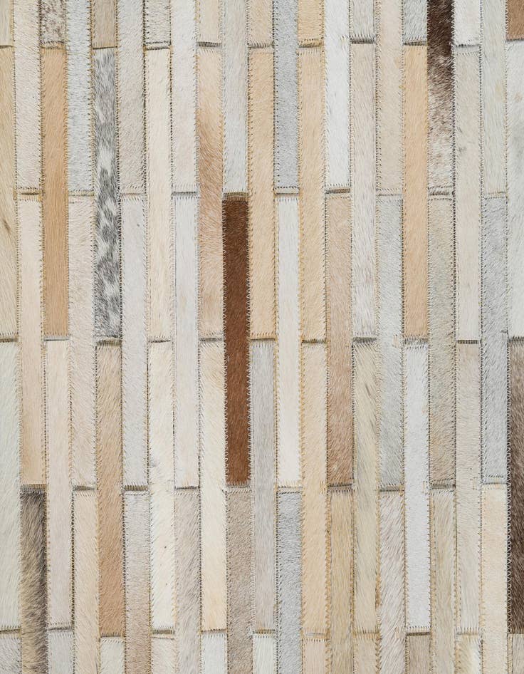 Detail image of  5' x 8' Cowhide Leather Rug