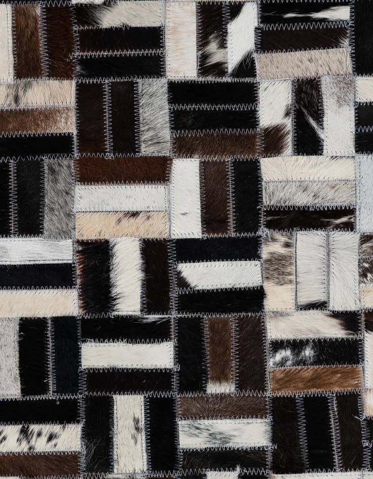 Detail image of  5' x 8' Cowhide Leather Rug