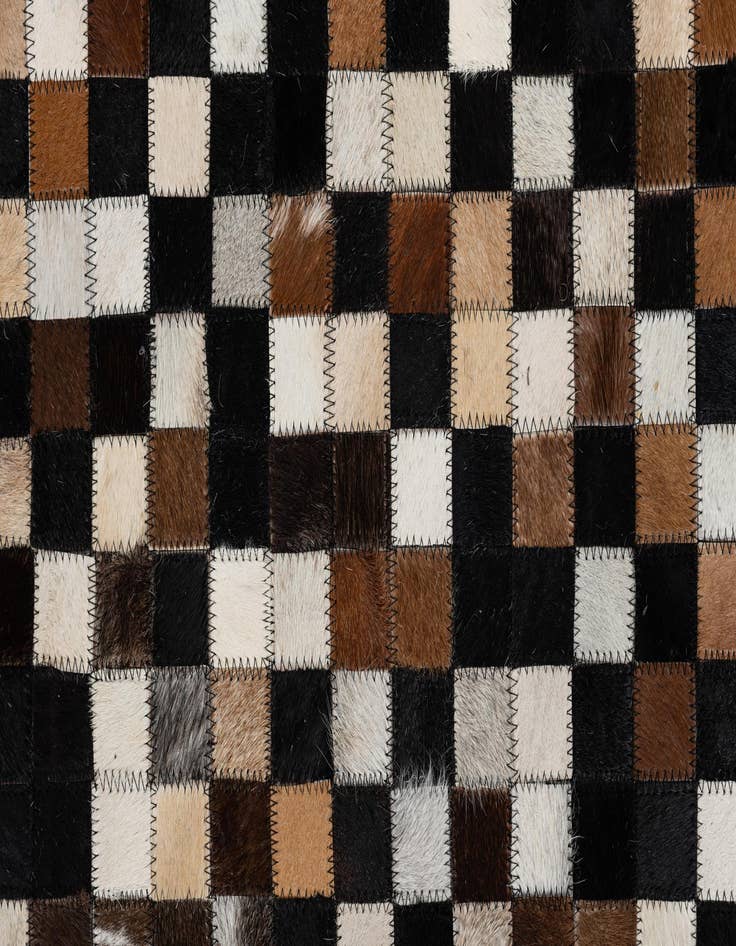 Detail image of  5' x 8' Cowhide Leather Rug