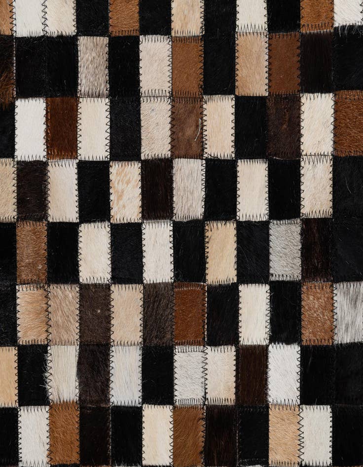 Detail image of  5' x 8' Cowhide Leather Rug