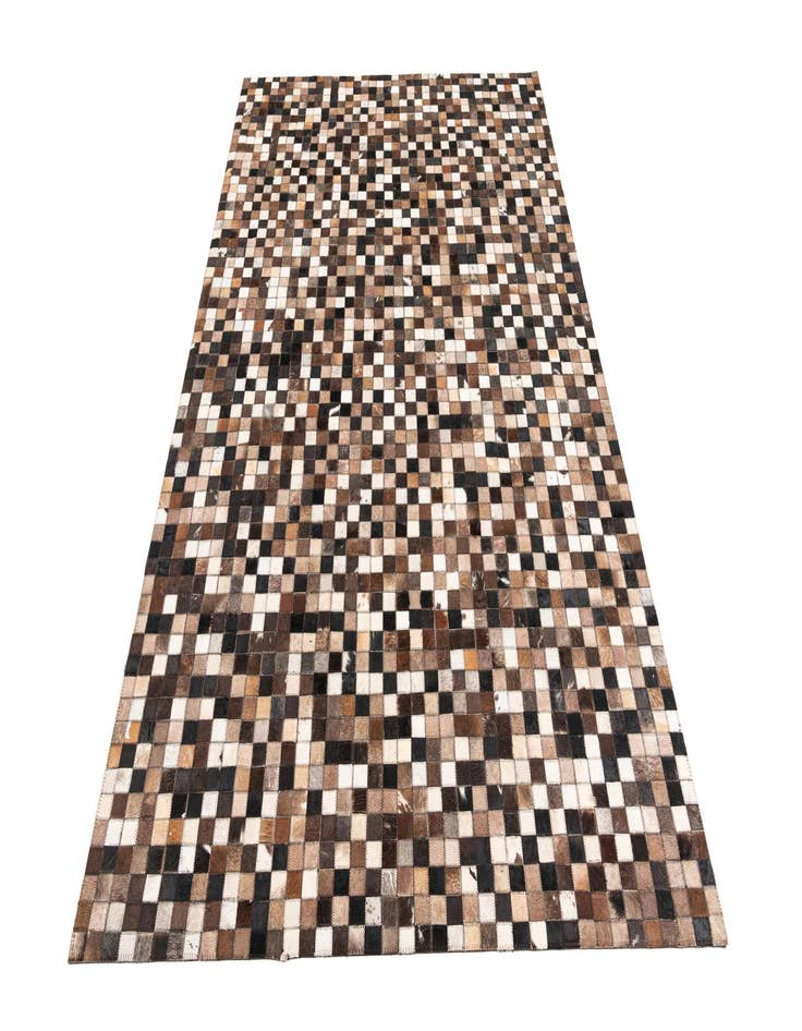 Detail image of  5' 1 x 8' Cowhide Leather Rug