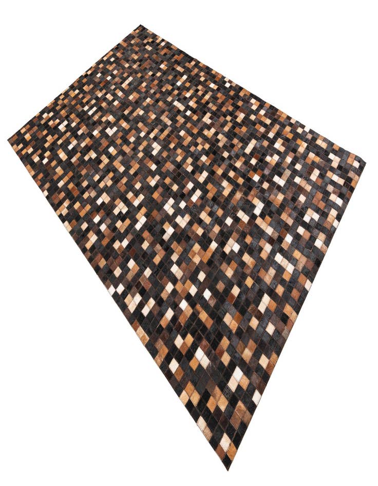Detail image of  5' x 8' Cowhide Leather Rug