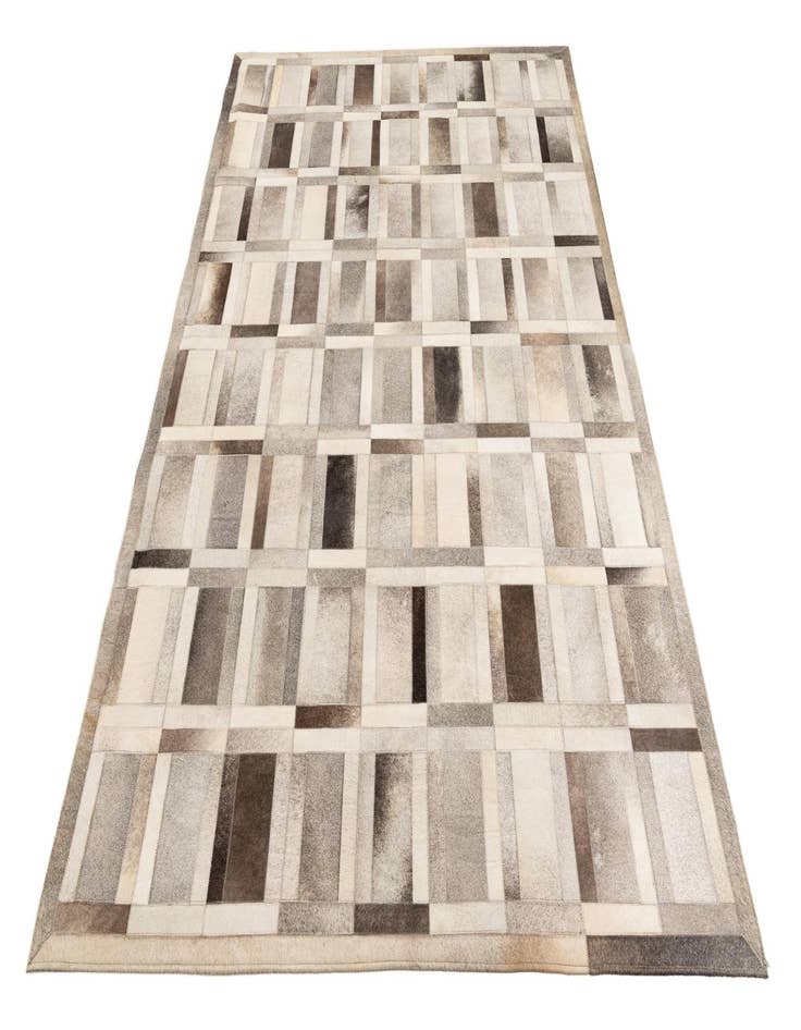 Detail image of  5' 4 x 7' 8 Cowhide Leather Rug