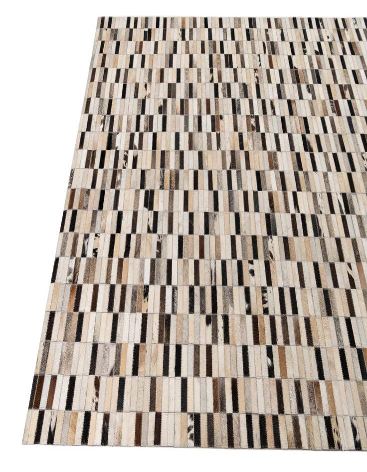 Detail image of  5' x 8' Cowhide Leather Rug