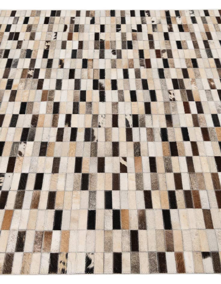 Detail image of  5' x 8' Cowhide Leather Rug