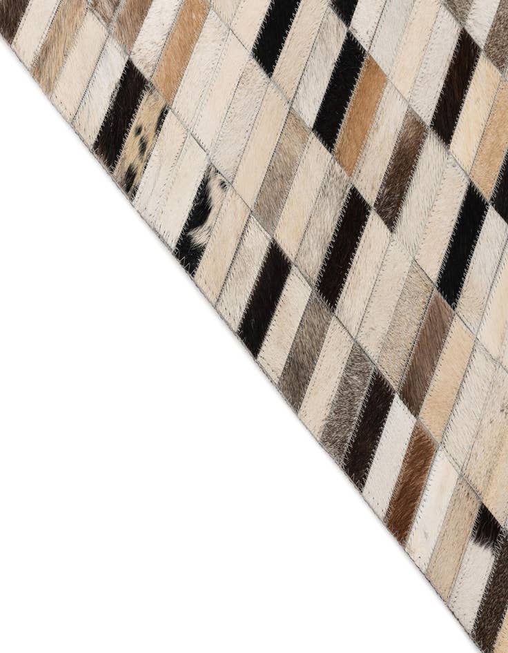 Detail image of  5' x 8' Cowhide Leather Rug