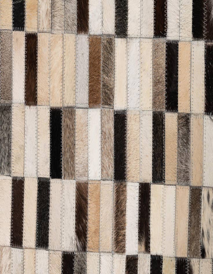 Detail image of  5' x 8' Cowhide Leather Rug