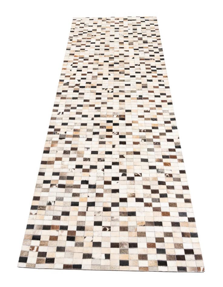 Detail image of  5' x 8' Cowhide Leather Rug