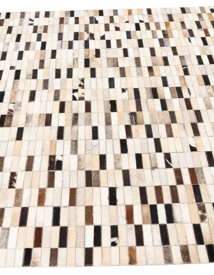 Detail image of  5' x 8' Cowhide Leather Rug