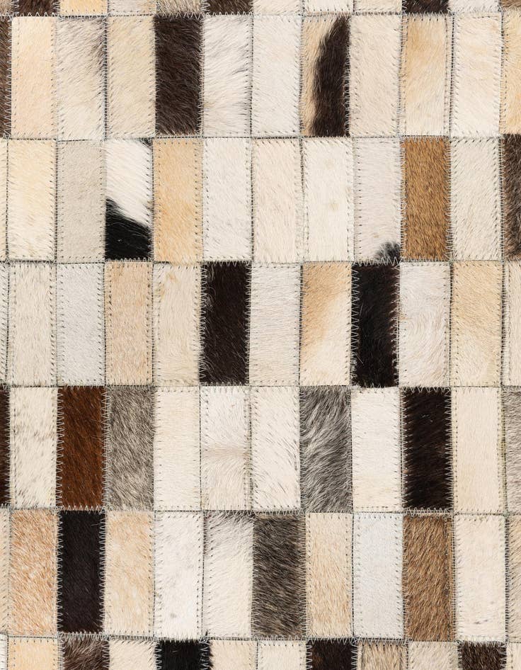 Detail image of  5' x 8' Cowhide Leather Rug