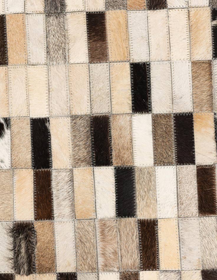 Detail image of  5' x 8' Cowhide Leather Rug