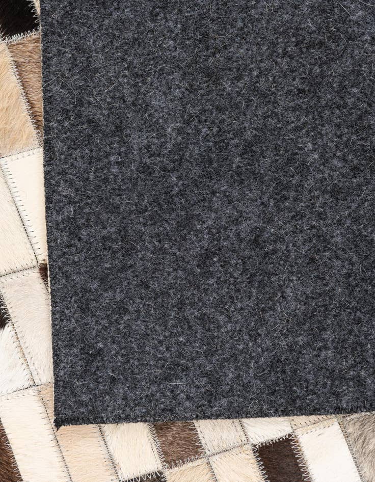 Detail image of  5' x 8' Cowhide Leather Rug