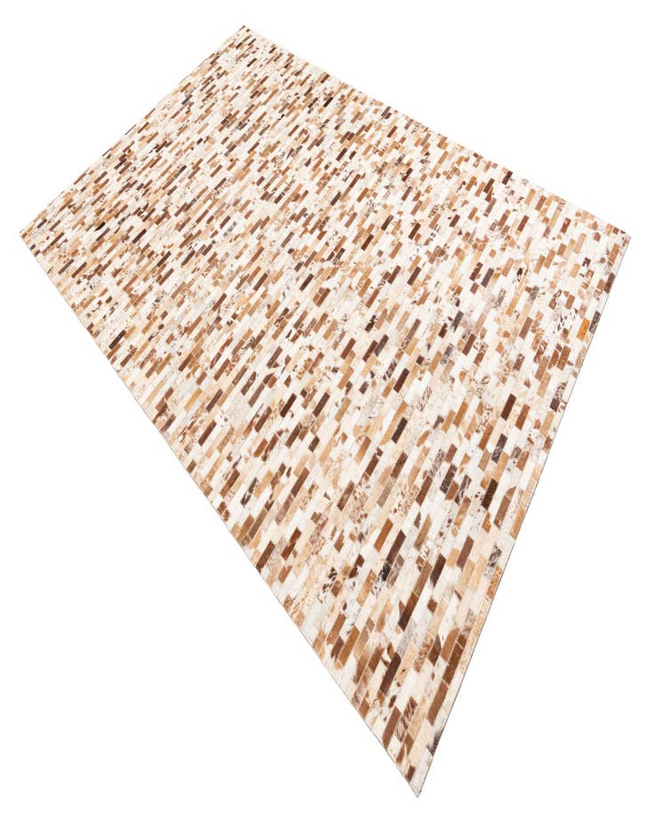 Detail image of  5' 1 x 8' Cowhide Leather Rug