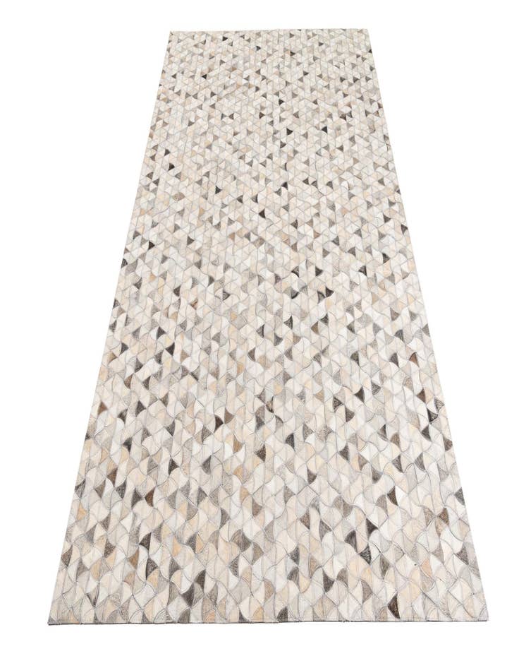 Detail image of  5' x 7' 8 Cowhide Leather Rug