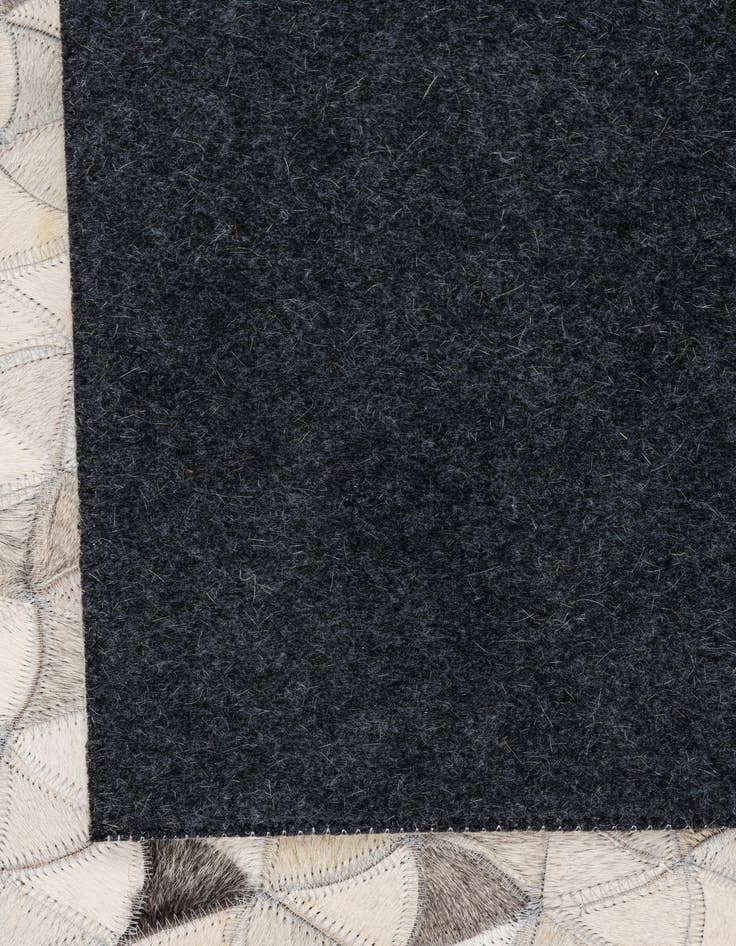 Detail image of  5' x 7' 8 Cowhide Leather Rug