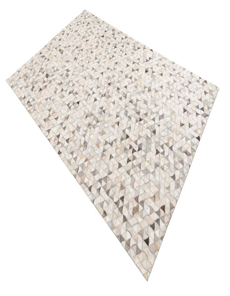 Detail image of  5' 1 x 8' Cowhide Leather Rug