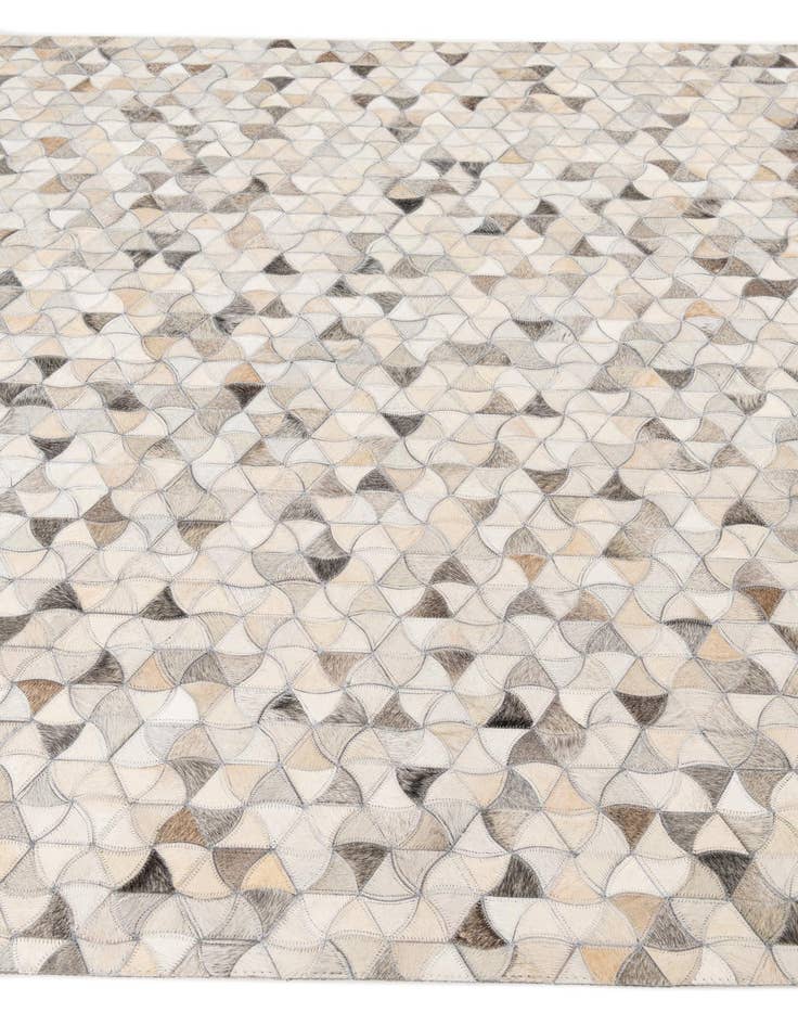 Detail image of  5' 1 x 8' Cowhide Leather Rug