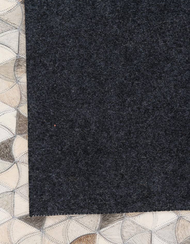 Detail image of  5' 1 x 8' Cowhide Leather Rug