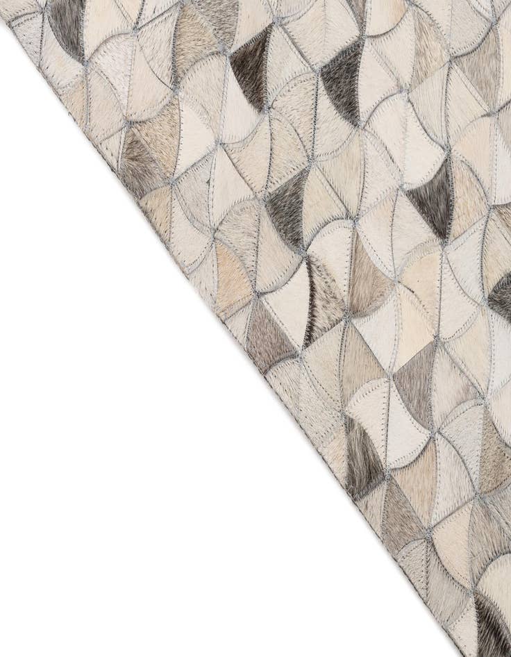 Detail image of  5' 2 x 8' Cowhide Leather Rug