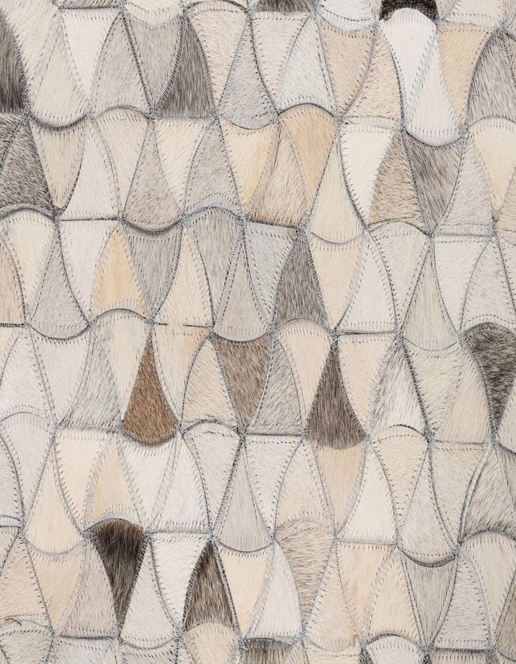 Detail image of  5' 2 x 8' Cowhide Leather Rug