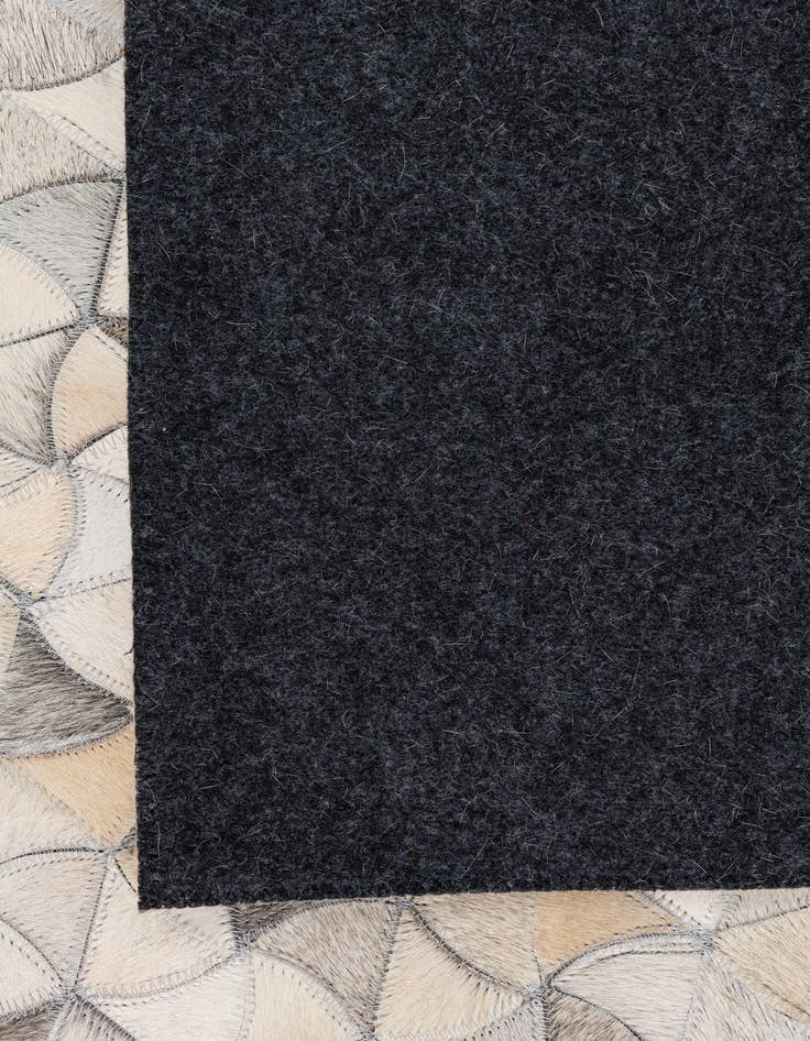 Detail image of  5' 2 x 8' Cowhide Leather Rug