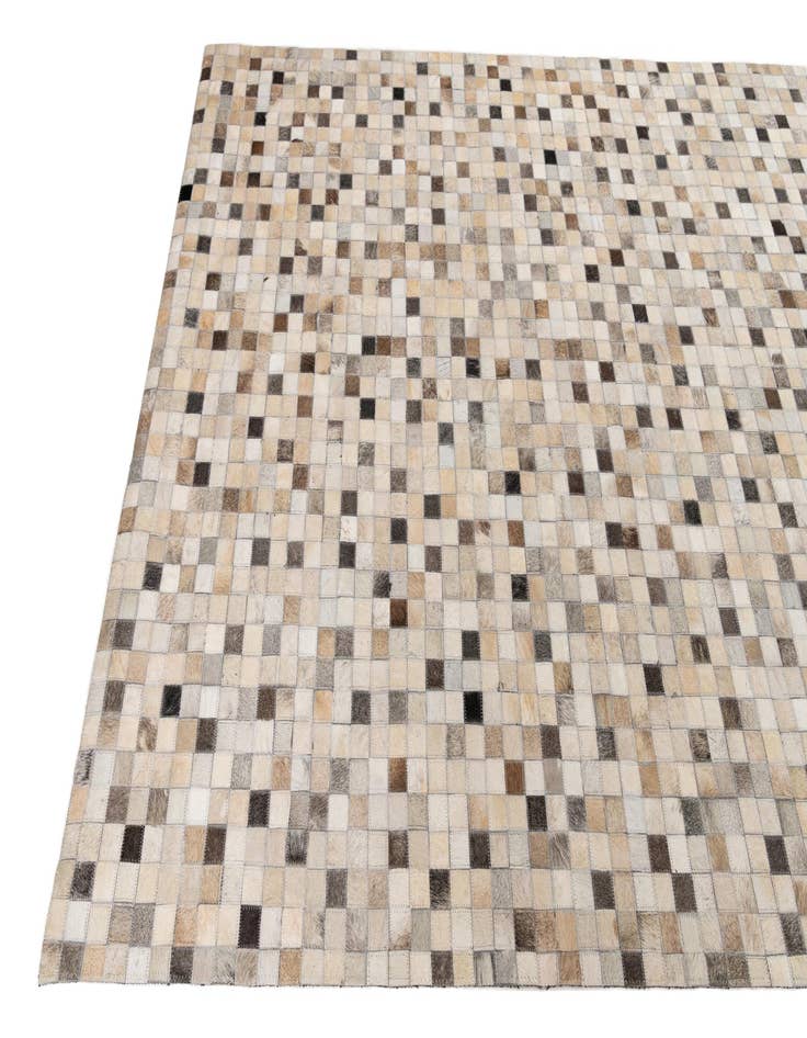 Detail image of  5' x 8' Cowhide Leather Rug