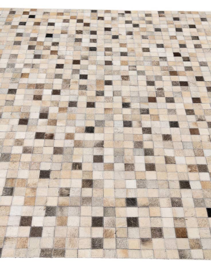 Detail image of  5' x 8' Cowhide Leather Rug