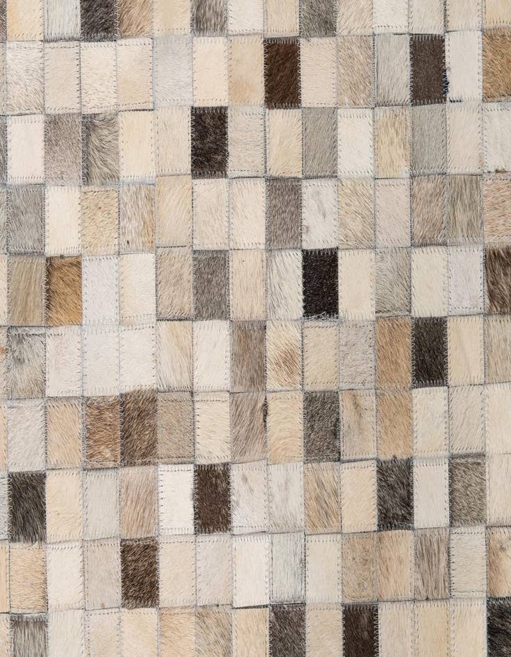 Detail image of  5' x 8' Cowhide Leather Rug