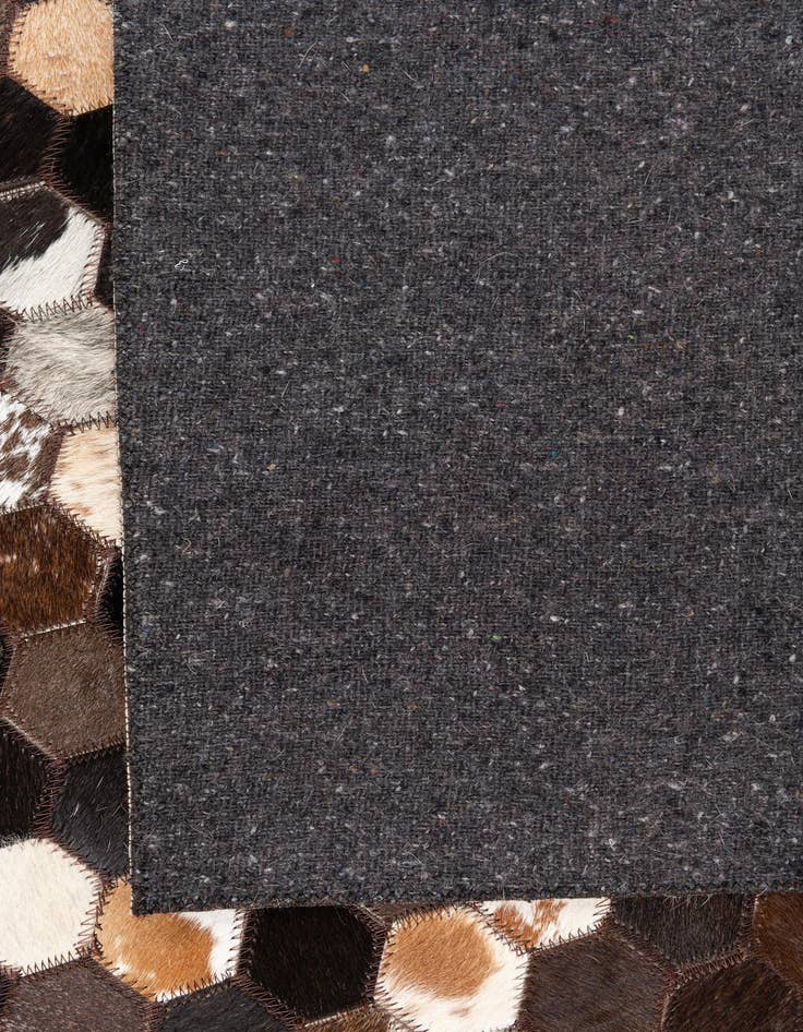 Detail image of  5' x 8' 1 Cowhide Leather Rug