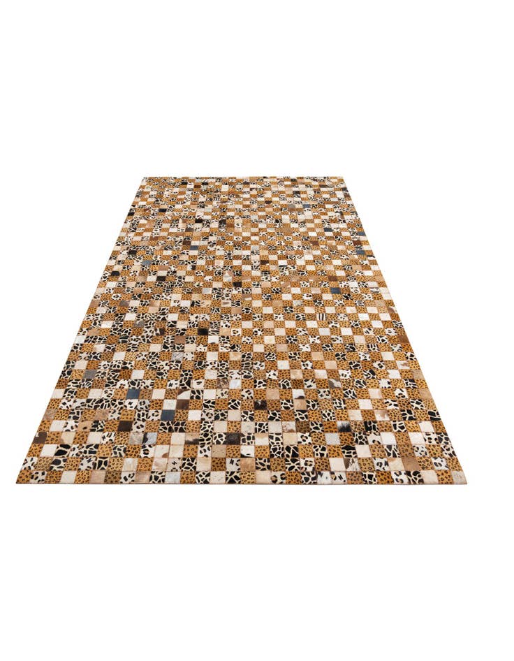 Detail image of  5' x 8' Cowhide Leather Rug