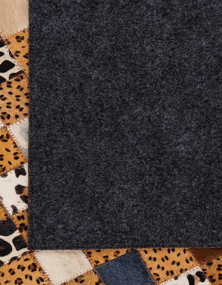 Detail image of  5' x 8' Cowhide Leather Rug