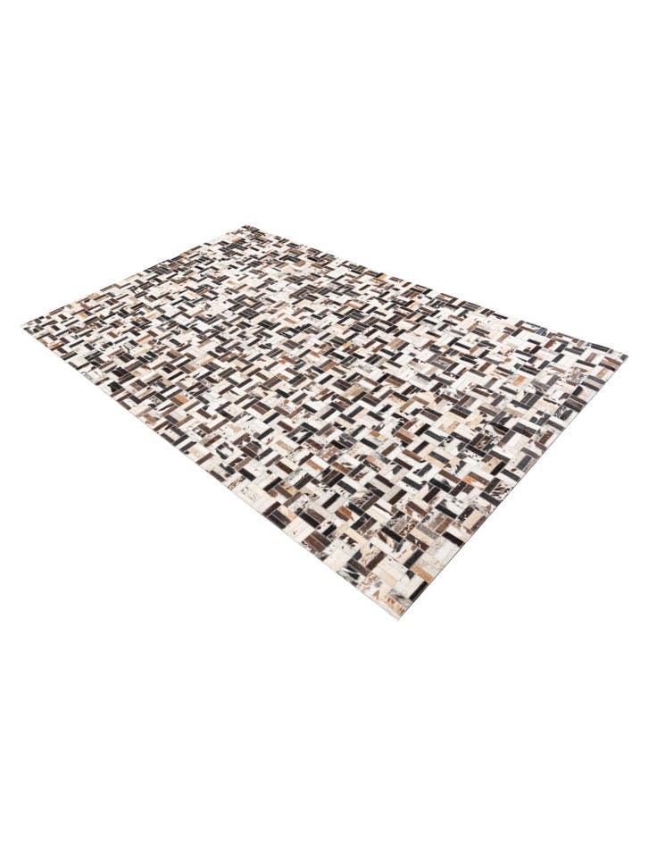 Detail image of  5' x 7' 10 Cowhide Leather Rug