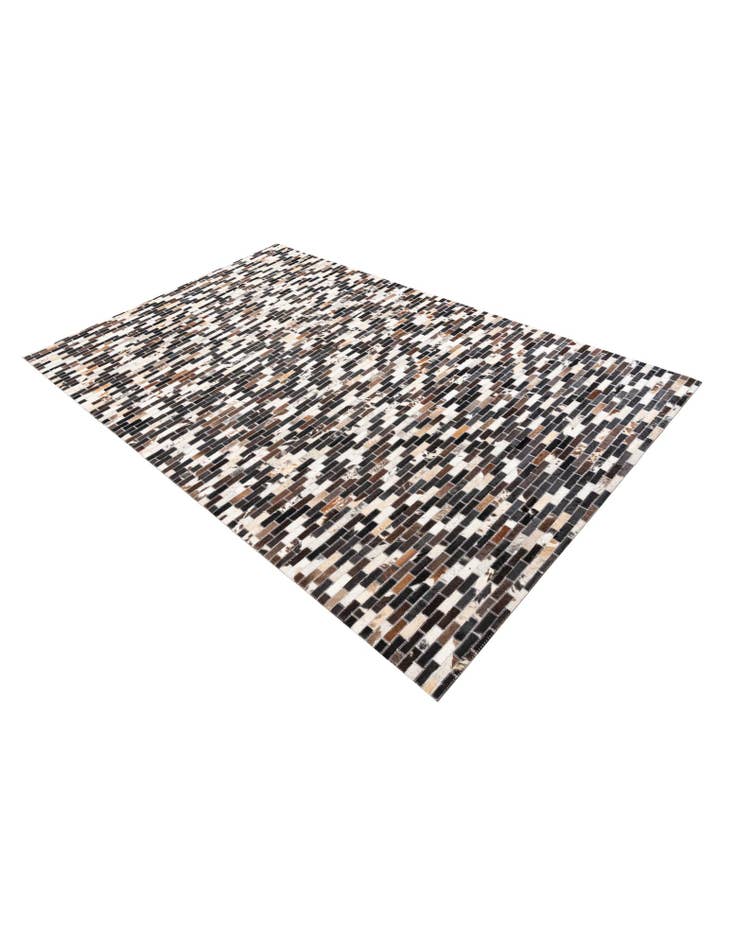 Detail image of  5' x 7' 10 Cowhide Leather Rug