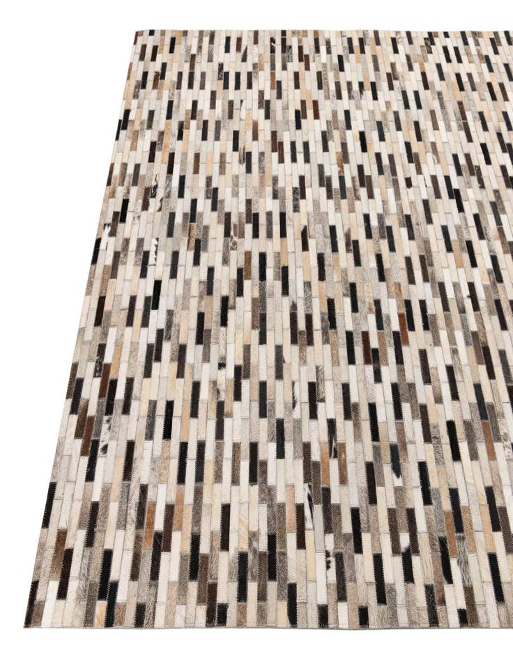 Detail image of  5' x 8' Cowhide Leather Rug