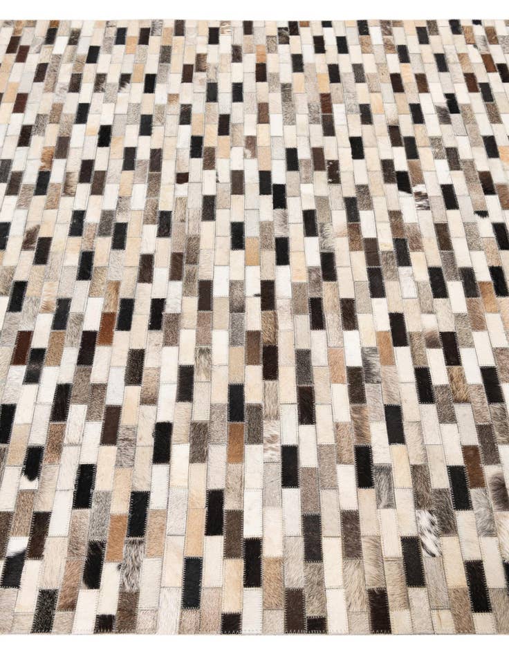 Detail image of  5' x 8' Cowhide Leather Rug