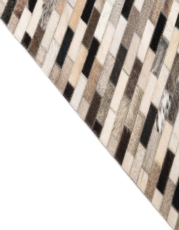 Detail image of  5' x 8' Cowhide Leather Rug