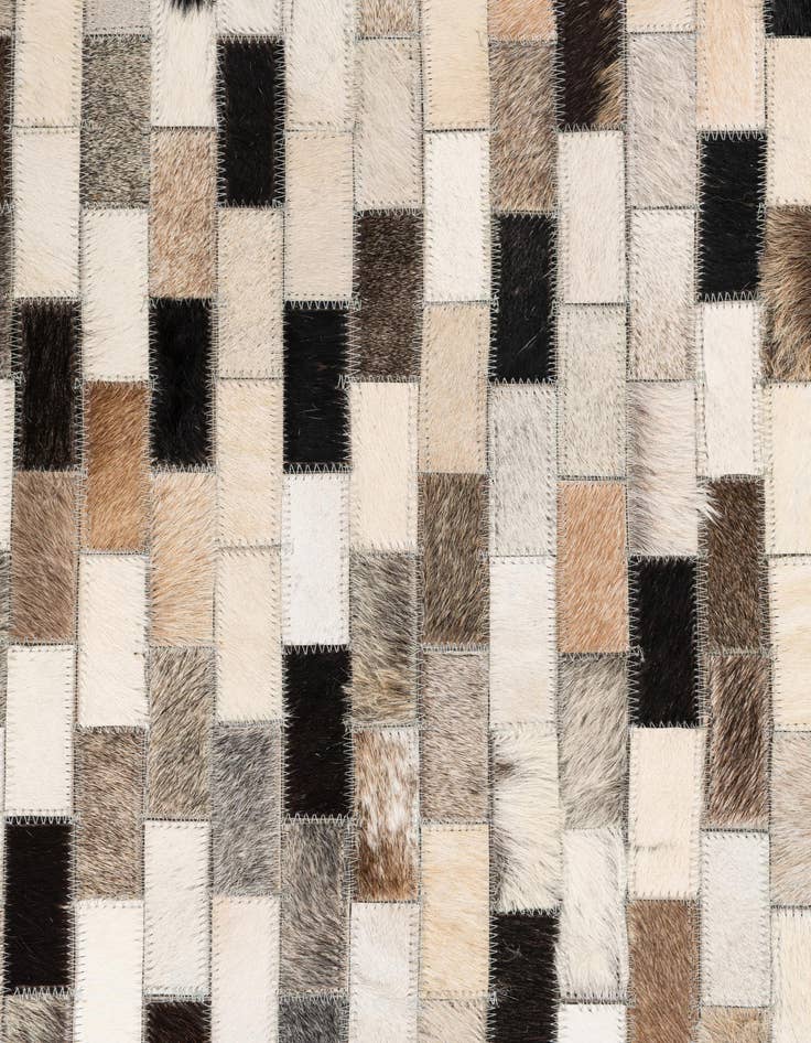 Detail image of  5' x 8' Cowhide Leather Rug