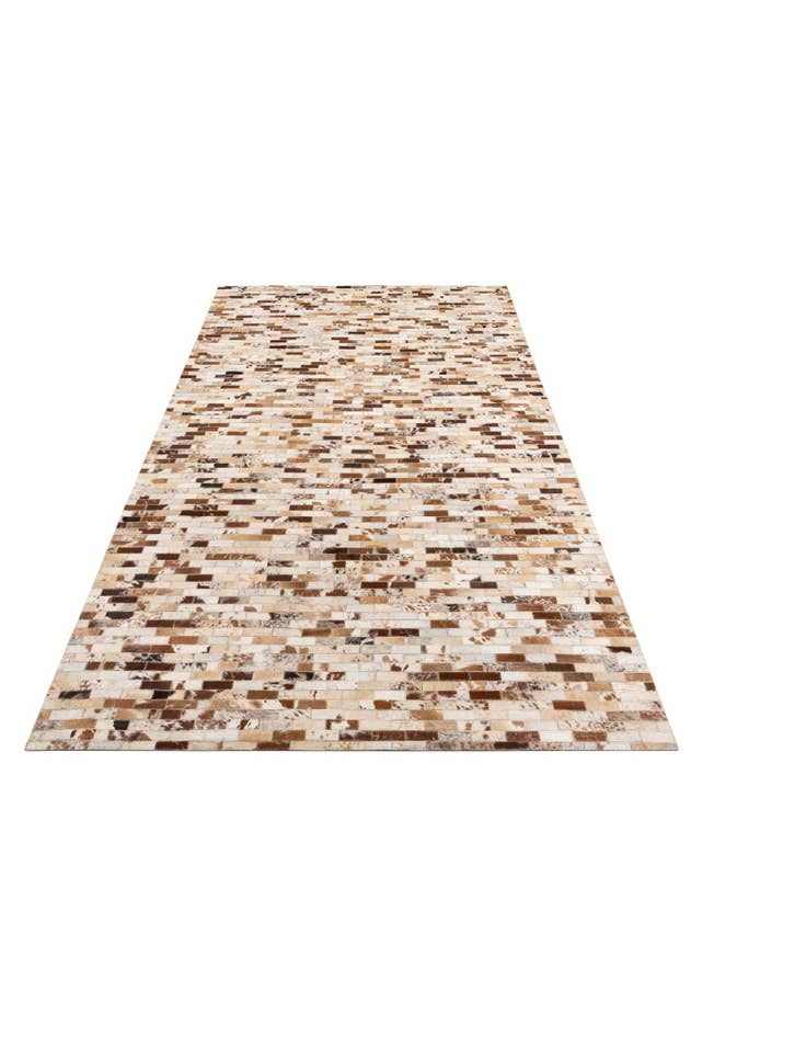 Detail image of  5' x 8' Cowhide Leather Rug